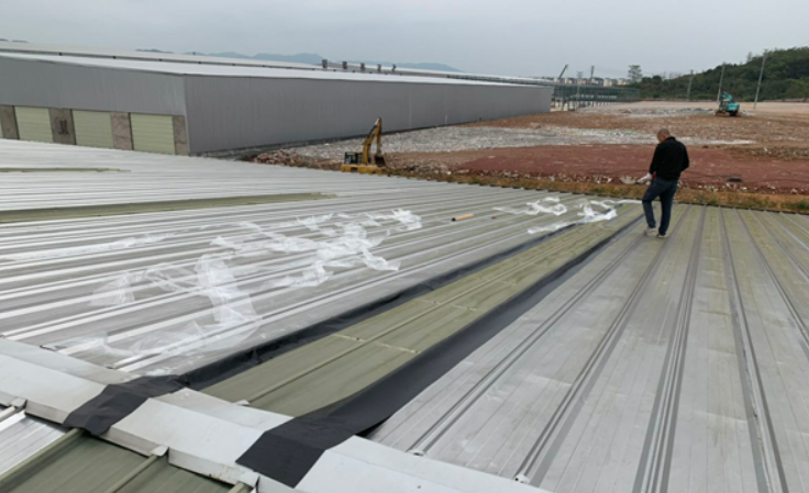 罗定厂房屋面防水维修案例